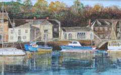 A Cornish quayside